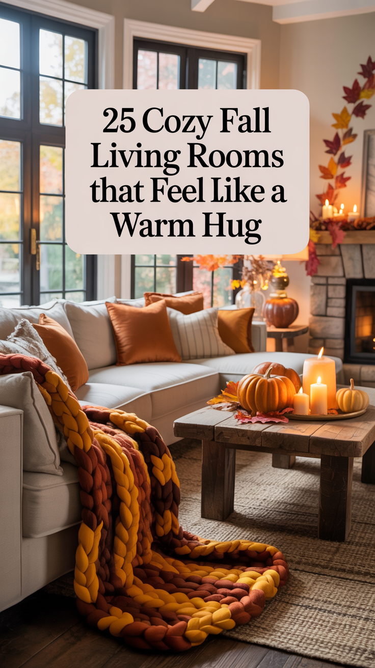 25 Cozy Fall Living Rooms That Feel Like a Warm Hug