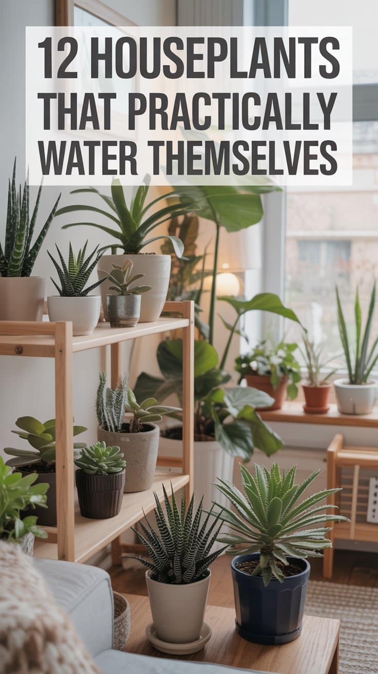12 Houseplants That Practically Water Themselves